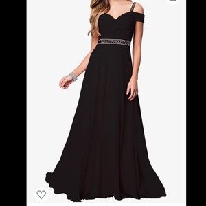 Beautiful black floor length gown
